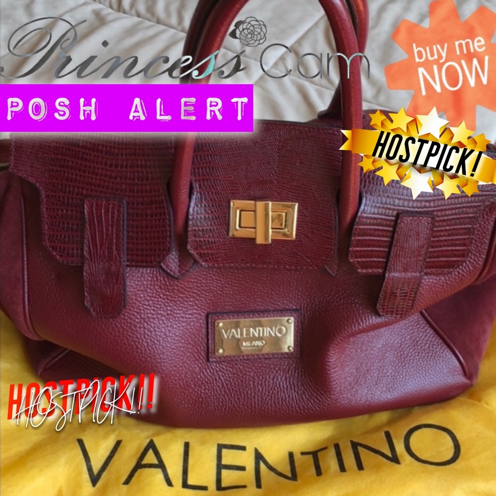 🌹Valentino by Mario Valentino Omia Winged Satchel - Picture 2 of 5